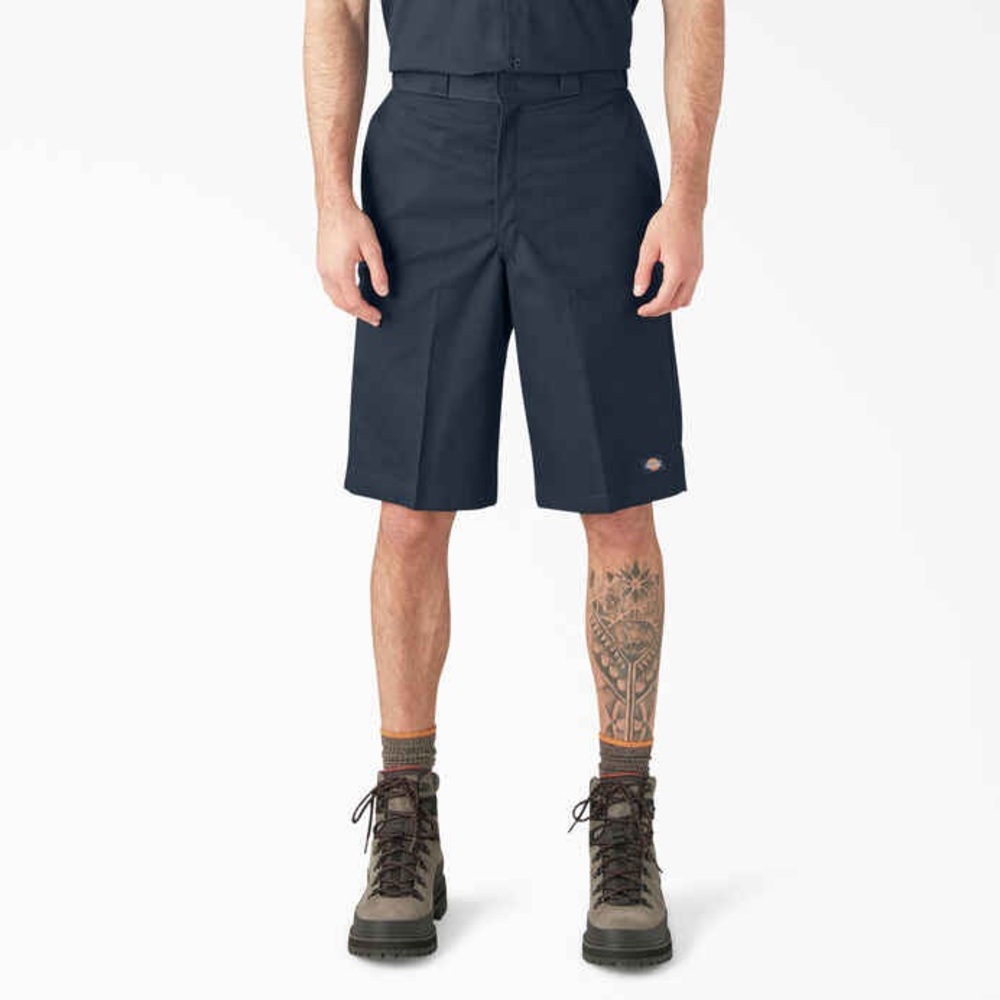 Dickies Men's Dark Navy Flat Front Work Shorts